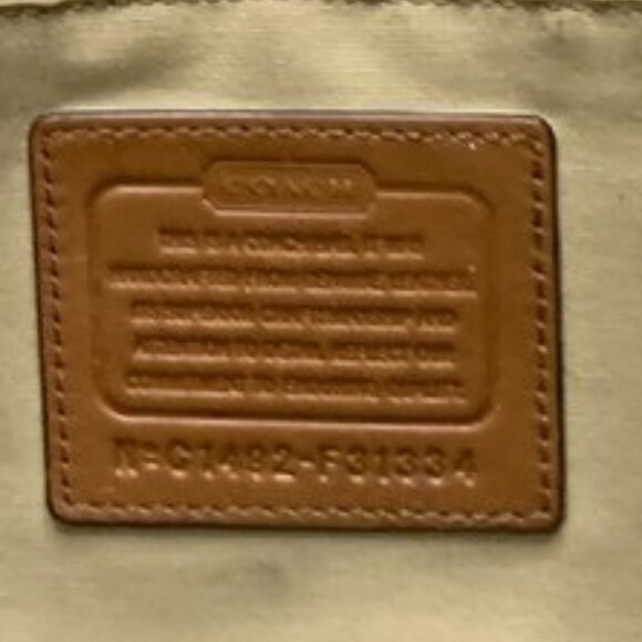 Coach Hadley Leather Medium Duffle Bag 31334 Pebbled Leather - Picture 15 of 15